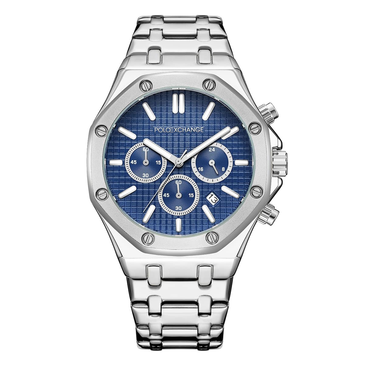 MONTRE POLOEXCHANGE HOMME CHRONO ACIER